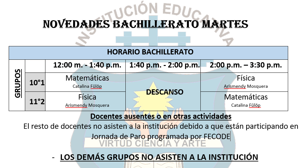 horario